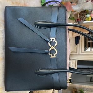 Kate spade black leather bag